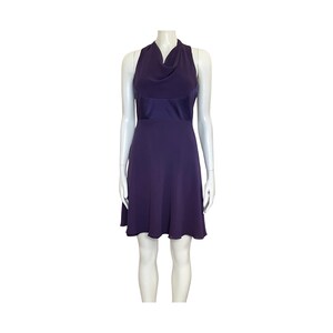 donna ricco purple dress DONNA RICCO