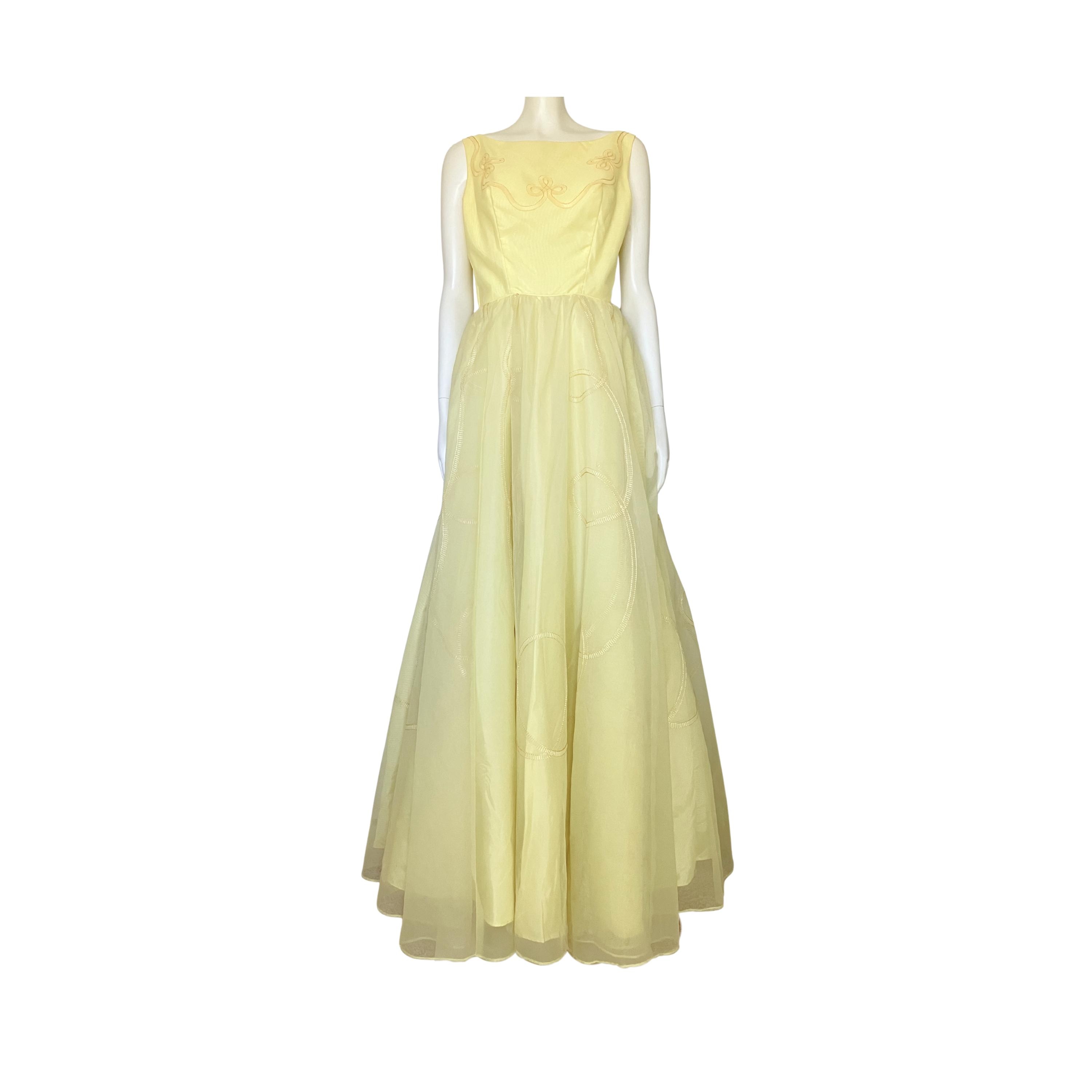50s Formal Gown - Etsy