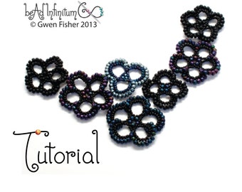 TUTORIAL Beaded Lace Flowers Part 2 of a Bead Lace Adventure Series