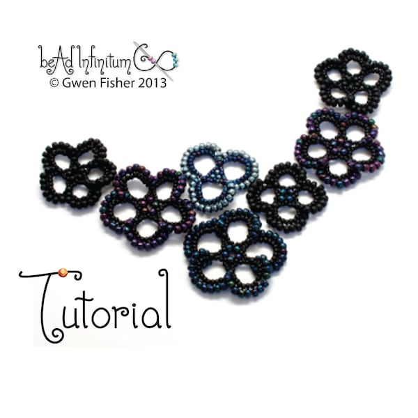 TUTORIAL Beaded Lace Flowers Part 2 of a Bead Lace Adventure Series