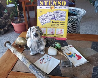 Vintage Ceramic Coin Bank - Mop-haired Shaggy Dog - Ford - Mid