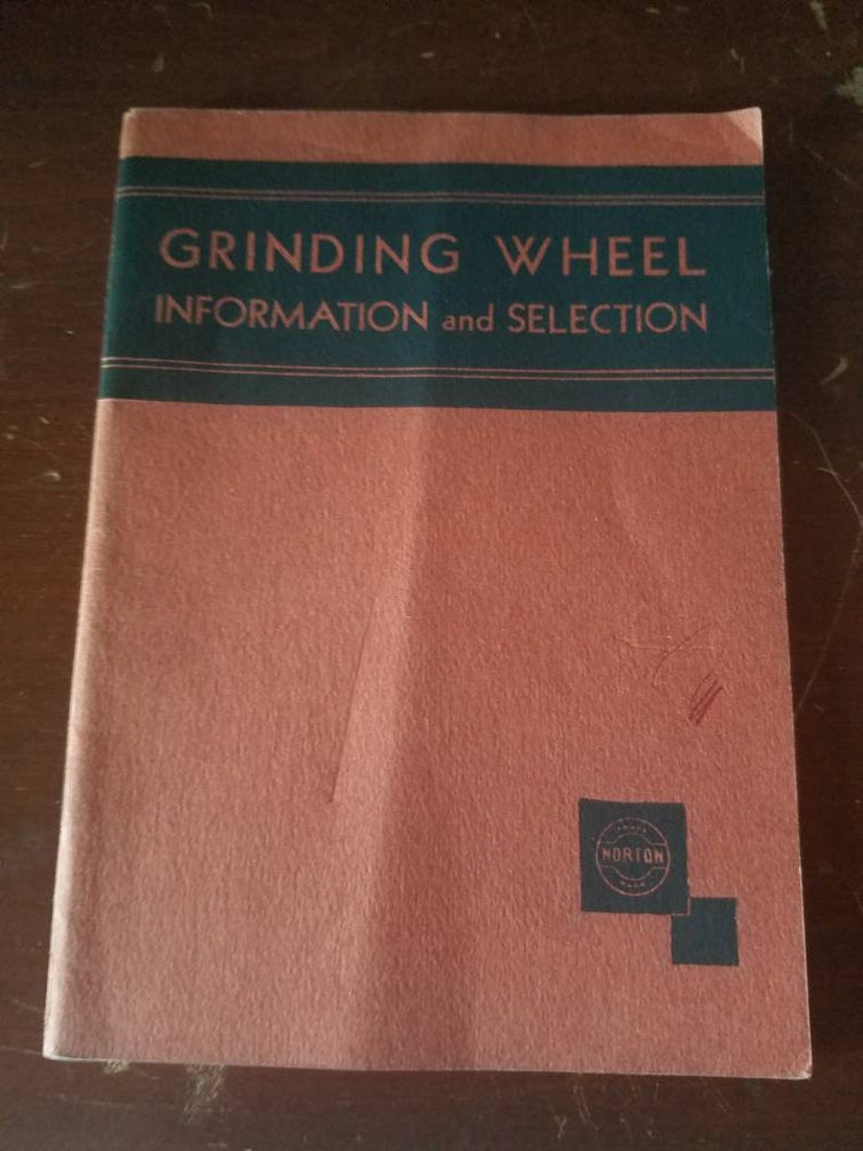 Norton Grinding Wheel Selection Chart