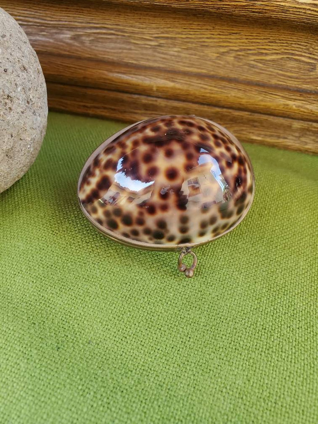Vintage Seashell Ring Box - Beach Proposal - Nautical Jewelry Case ...