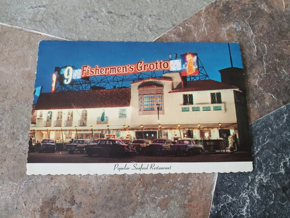 Vintage Postcard - Geraldi's Restaurant - Fishermen's Grotto