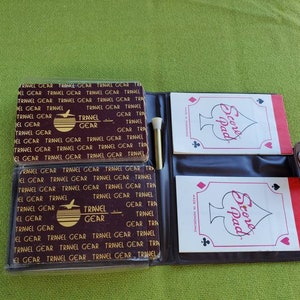 Vintage Travel Card Game Set - Travel Gear - Retro Card Games - Playing Cards