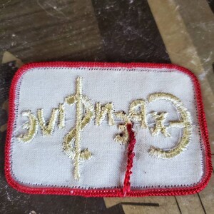 Vintage Holographic Patch - Expensive - Red Metallic - Jacket ...