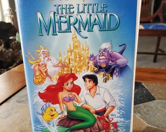 Infamous Little Mermaid VHS - Banned Cover - Naughty Castle - Vintage Black Diamond Disney Video Cassette