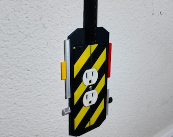 Ghostbusters ghost trap electrical outlet cover, wall plug cover, retro 80's movie themed decor
