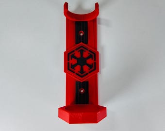 Lightsaber Wall Mount, Vertical Display Holder for Force FX, Neopixel, Legacy Sabers