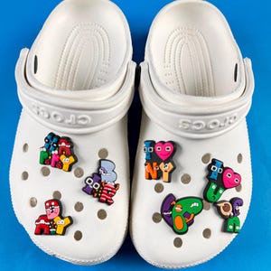 Cute Happy Alphabet Crocs Decor Shoe Charms Cool Shoe Decoration Pins Badges Colorful Trendy Charms for Crocs Birthday Gifts for Daughter