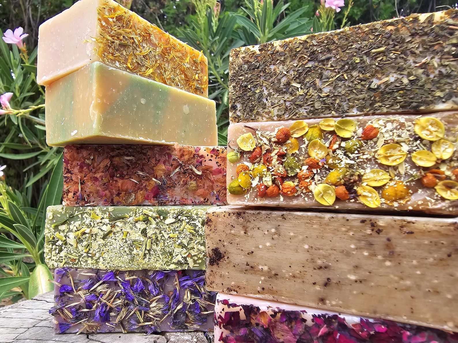 Organic Soap Box with Variety of Fragrances