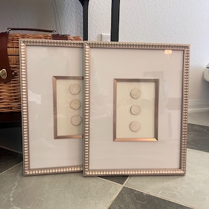 Framed Intaglio Art (Set of 2)