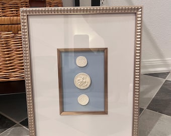 Framed Intaglio Art - Intaglio Coins