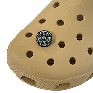 Kompass Anhänger für Crocs und Clogs