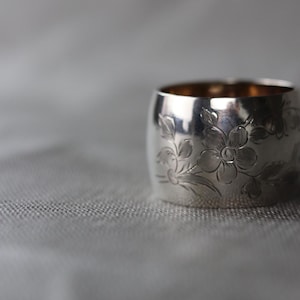 Serviettenring, Silber, Ring, Servietten, Antiquität, Germani.