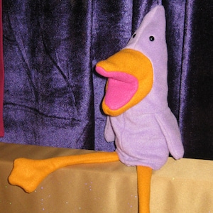 Purple Gwak Puppet