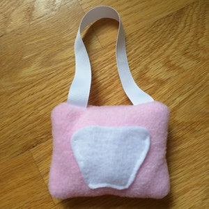 Hanging Tooth Fairy Pillow pink