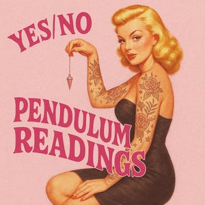 ¡Lectura de péndulo con pregunta de sí o no! ¡Entrega en el plazo seleccionado! Lea la información actualizada de la tienda en la descripción antes de realizar su pedido.