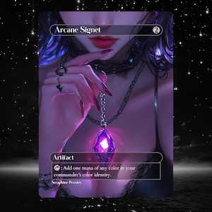 Arcane Signet Proxy - Custom Altered Art Card  - Proxies
