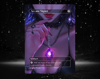 Arcane Signet Proxy - Custom Altered Art Card  - Proxies