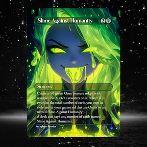 Mtg Proxy Commander Slime Against Humanity - Etsy