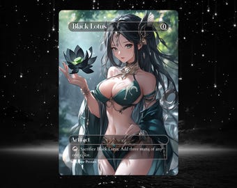 Black Lotus Proxy - Custom Altered Art Card  - Proxies