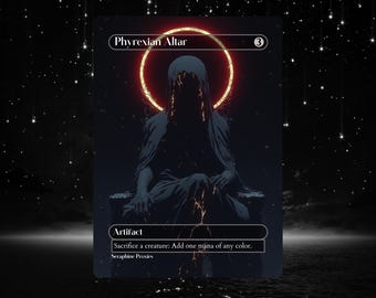 Phyrexian Altar - Proxy Full Art Custom Altered Art Card