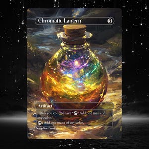 Chromatic Lantern Proxy - Custom Altered Art Card  - Proxies
