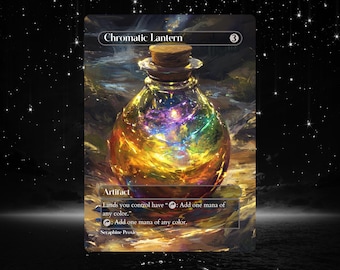 Chromatic Lantern Proxy - Custom Altered Art Card  - Proxies
