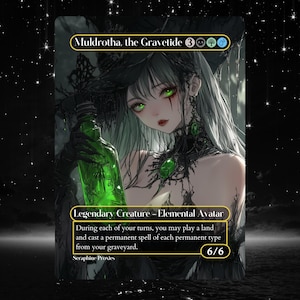 Muldrotha, la Gravetide - Proxy Full Art Carta artistica modificata personalizzata