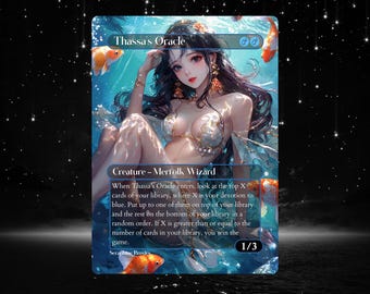 Thassa's Oracle - Proxy Full Art Custom Altered Art Card