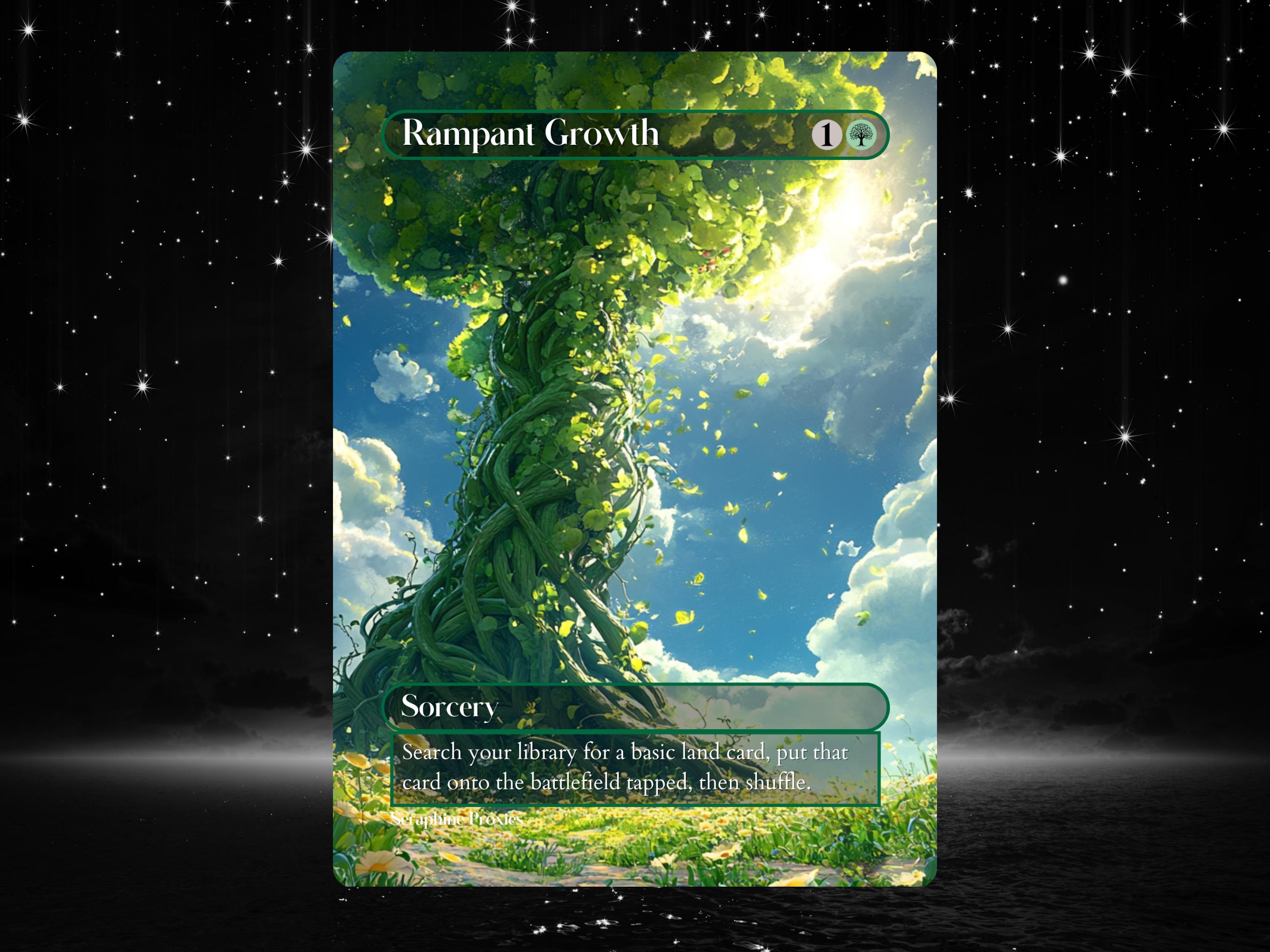 mtg cards like rampant growth Some unknown from barcelona : r/magicTCG Then shuffle your library. Similar cards to Rampant Growth