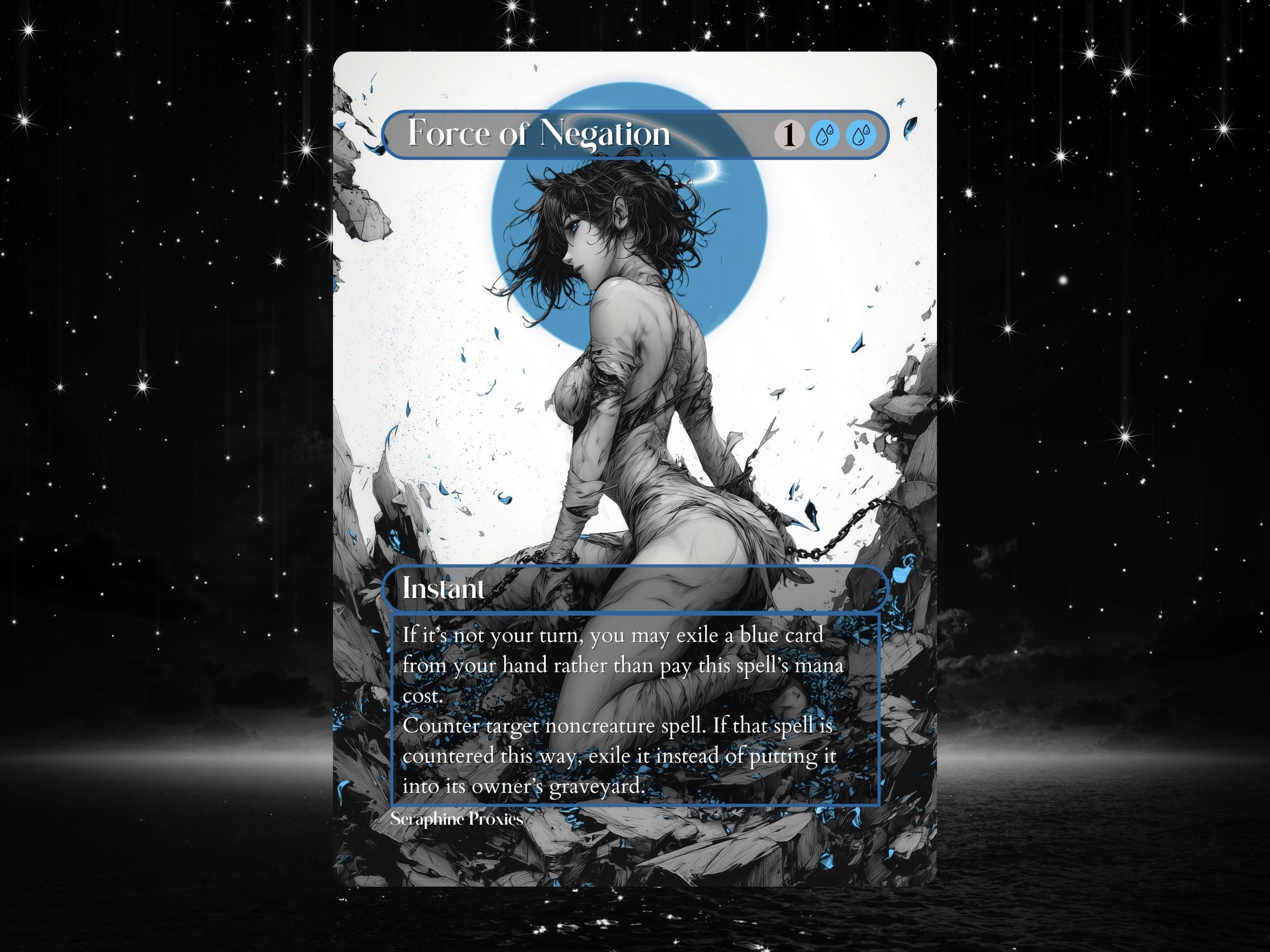 Force of Negation Playmat - Etsy