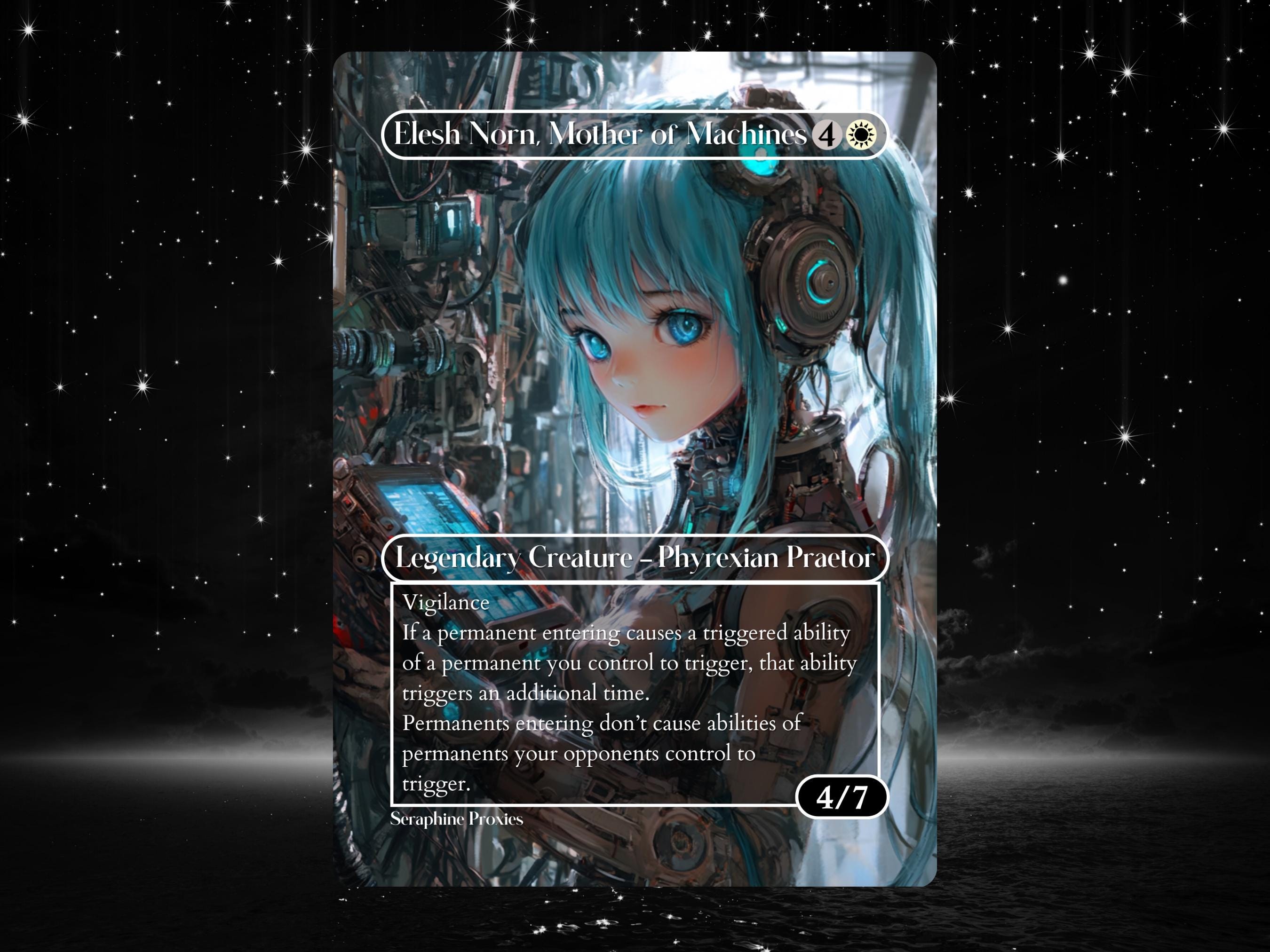 Elesh Norn, Mother of Machines - Proxy Full Art Custom Altered Art