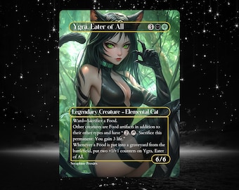 Ygra, Eater of All - Proxy Full Art Custom Altered Art Card