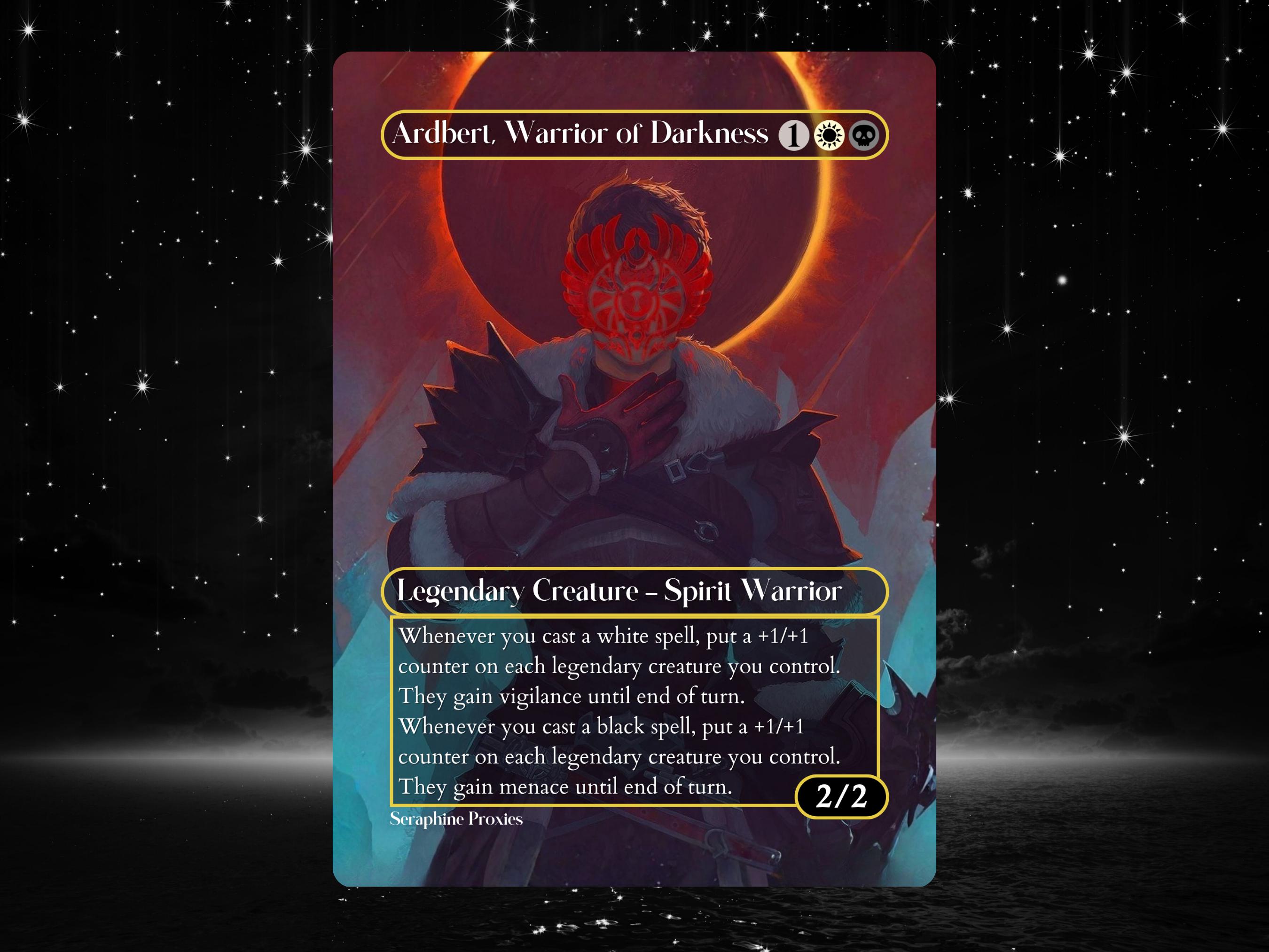 Ardbert Proxy Mtg Card - Etsy