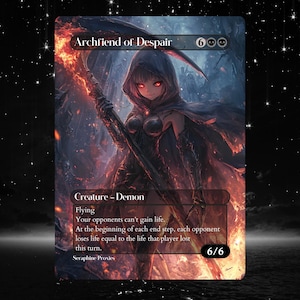 Archfiend of Despair - Proxy Full Art Custom Altered Art Card