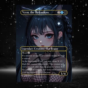 Vren, the Relentless - Proxy Full Art Custom Altered Art Card