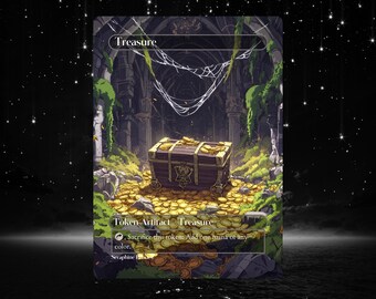 Treasure Token Proxy - Custom Altered Art Card  - Proxies