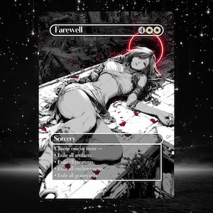 Farewell - Proxy Full Art Custom Altered Art Card