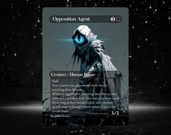Opposition Agent, FOIL, Limited Edition Magic the Gathering Artist
