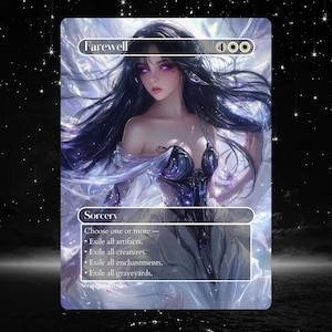 Farewell - Proxy Full Art Custom Altered Art Card