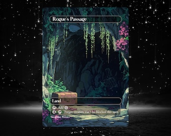 Rogue's Passage Proxy - Custom Altered Art Card  - Proxies