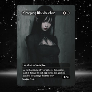 Creeping Bloodsucker - Carta artistica modificata personalizzata con arte completa proxy
