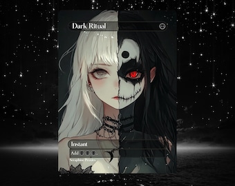 Dark Ritual - Proxy Full Art Custom Altered Art Card