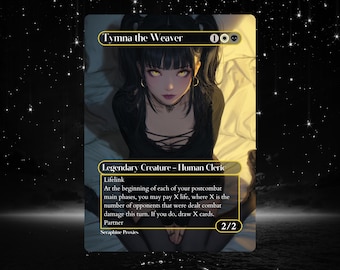 Tymna the Weaver - Proxy Full Art Custom Altered Art Card