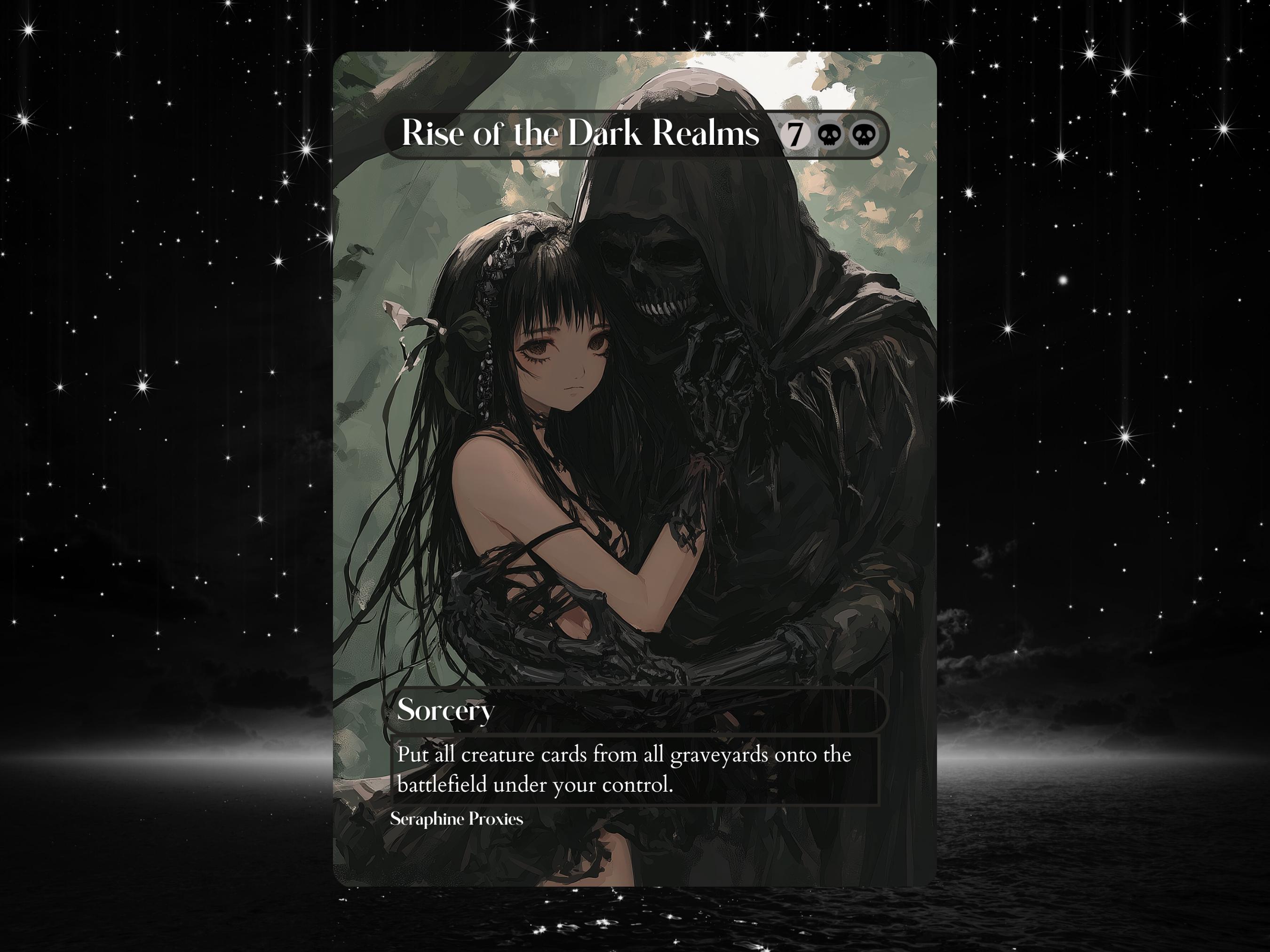 Rise of the Dark Realms - Proxy Full Art Custom Altered Art Card
