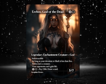 MTG 改変アートカード - 死者の神エレボス - Etsy 日本