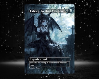 Urborg, Tomb of Yawgmoth Proxy - Custom Altered Art Card  - Proxies