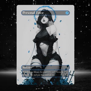 Personal Tutor - Proxy Full Art Custom Altered Art Card